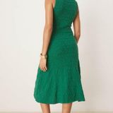 Nobody's Child Green Pointelle Midi Dress