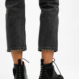 Lamoda Chunky Creeper Boots With Pink Hearts