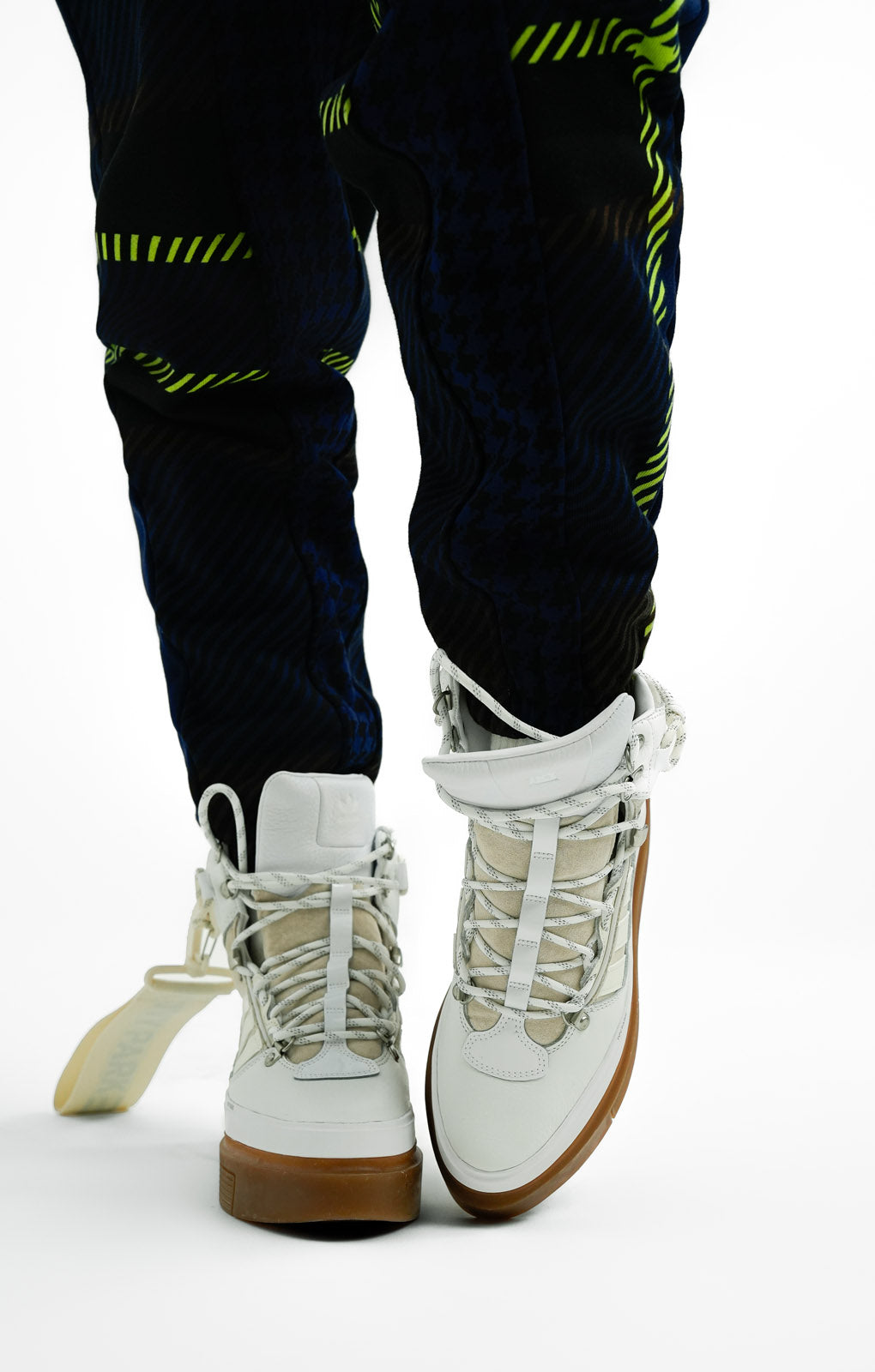 Ivy ParkAdidas x Ivy Park Super Sleek Boots In Core White With Contrast Sole