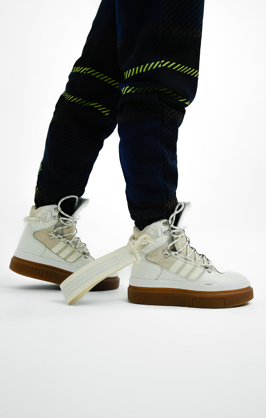 Ivy ParkAdidas x Ivy Park Super Sleek Boots In Core White With Contrast Sole