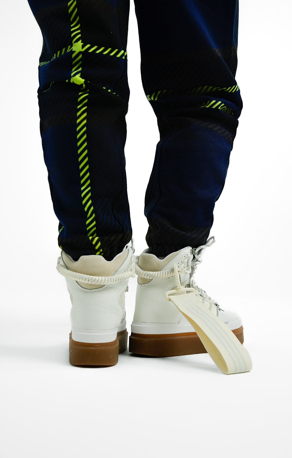 Ivy ParkAdidas x Ivy Park Super Sleek Boots In Core White With Contrast Sole