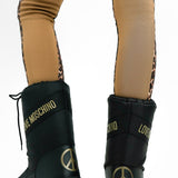 Love Moschino Classic Snow Boots In Black
