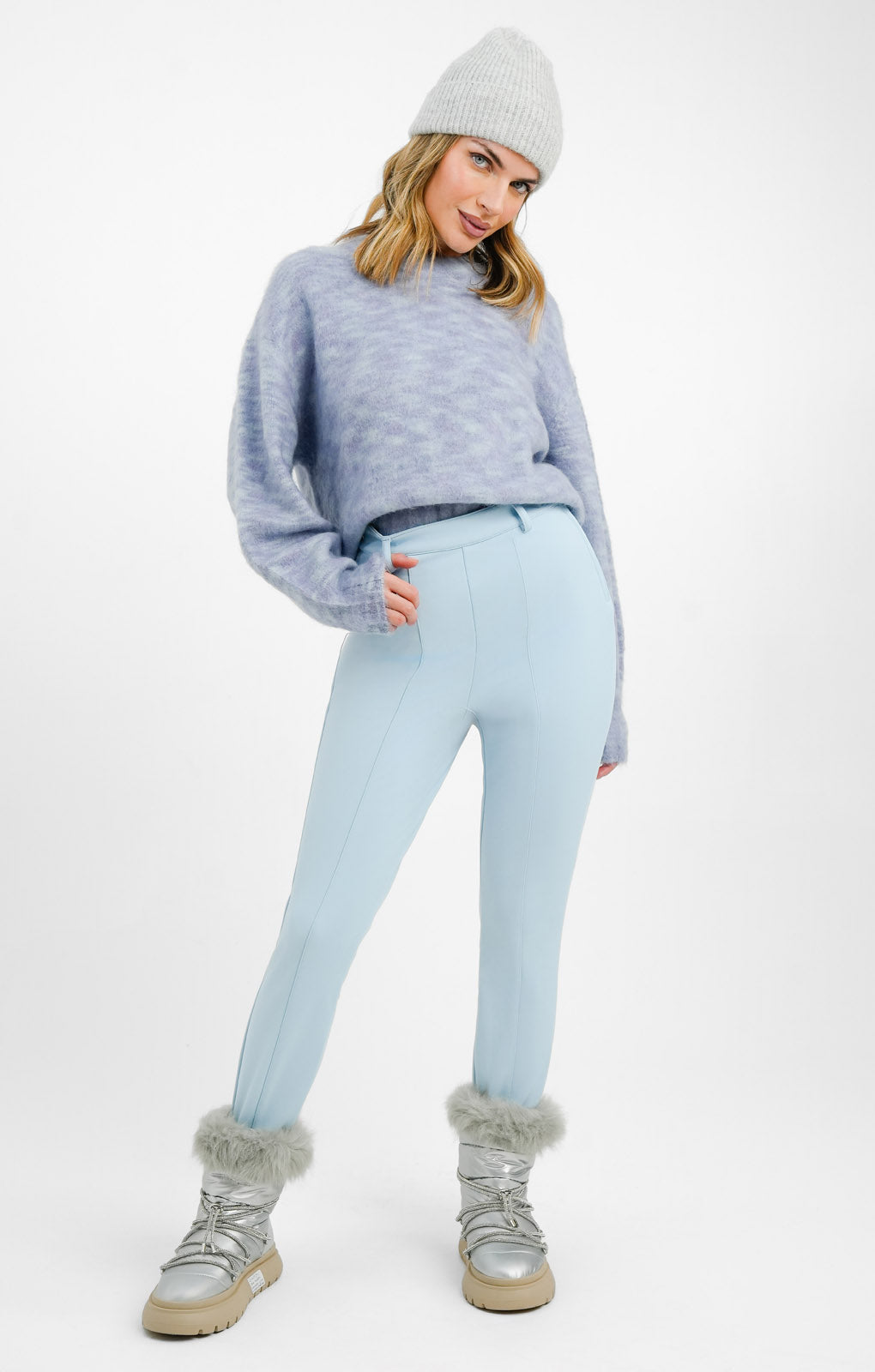 ASOS 4505 Skinny Ski Trouser With Stirrup - Blue