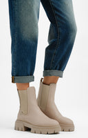 Schuh Amaya Calf Boots In Ecru