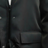 Topshop Longline Collared Car Coat In Black