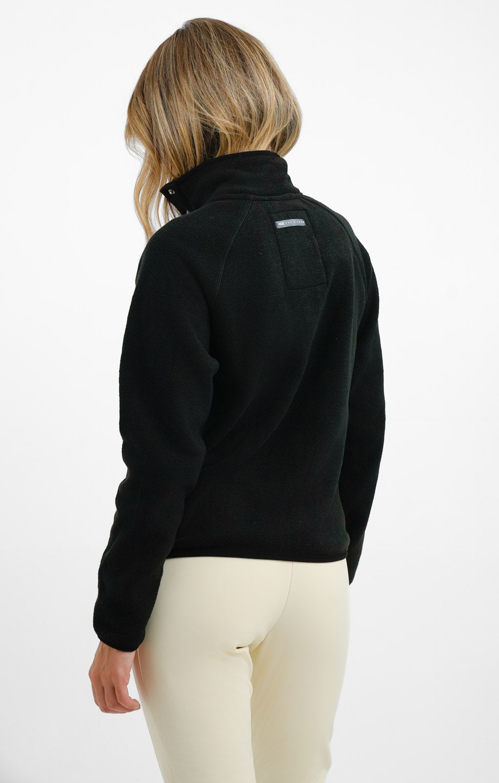ASOS 4505 Ski Fleece With Poppers In Black