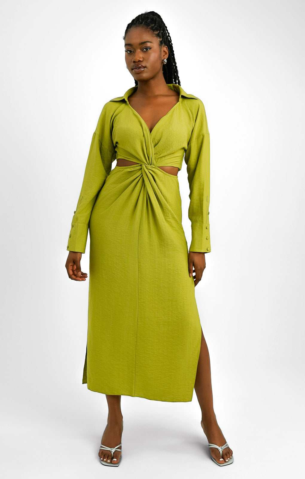 asos shirt dress DESIGN satin oversized midi T-shirt in blue ombre ensuring a flattering silhouette Asos Cotton Shirt Dress, $32