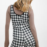 Threadbare Ski Salopettes In Houndstooth