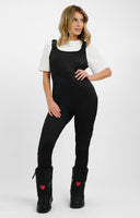 Threadbare Ski Salopettes In Black