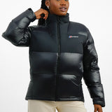 Berghaus Arkos Reflect Oversized Water Resistant Down Jacket In Black