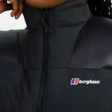 Berghaus Arkos Reflect Oversized Water Resistant Down Jacket In Black