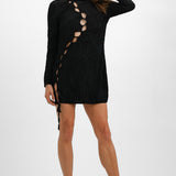 NA-KD Cut Out Mini Dress In Black