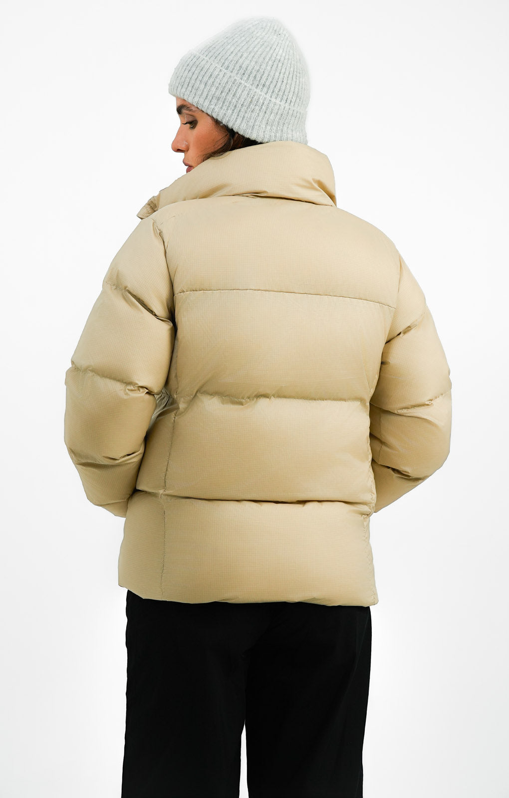 Columbia Puffect Zip Through Coat In Beige