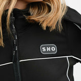 Topshop Sno Ski Suit With Skinny Flare In Black