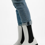 Replay Logo Chunky Boots In White