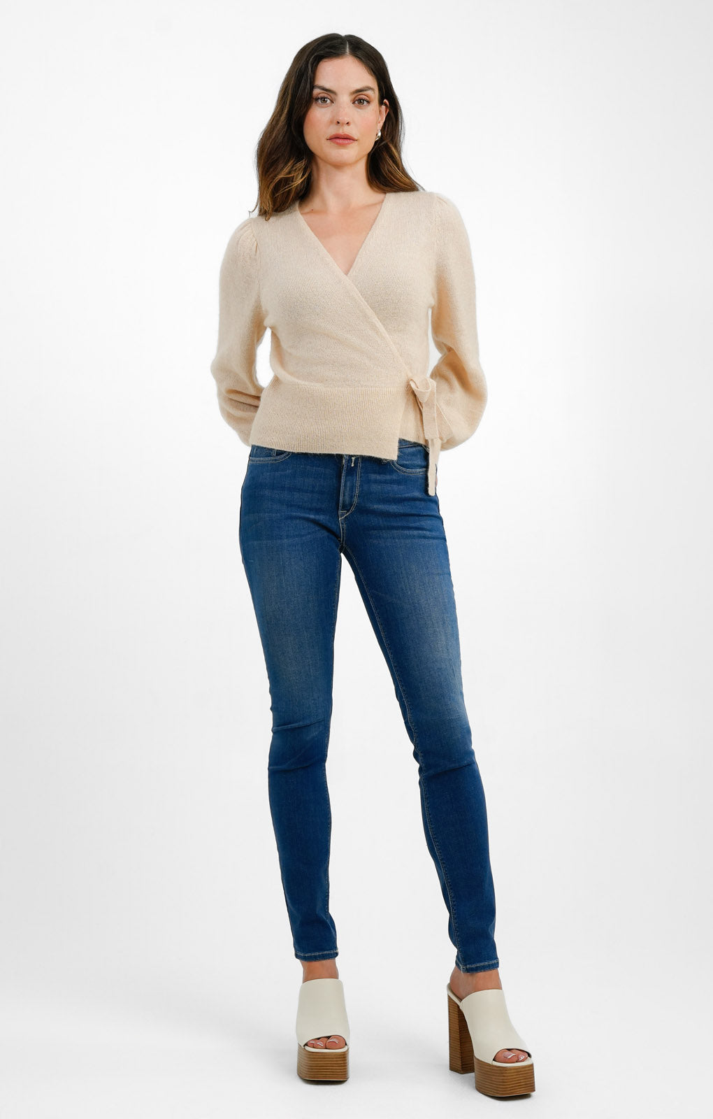 Replay Skinny Jean In Midwash Blue