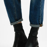 ALDO Persona Mid Heel Sock Boots In Black