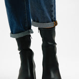 ALDO Persona Mid Heel Sock Boots In Black