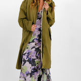ASOS DESIGN Parka With Detachable Borg Lining In Olive