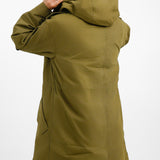 ASOS DESIGN Parka With Detachable Borg Lining In Olive