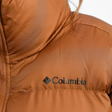 Columbia Puffect Surplus Puffer Coat In Brown
