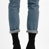 ASOS DESIGN Explore Chunky Heeled Sock Boots In Black