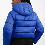 Barbour x ASOS Exclusive Hooded Puffer Coat In Blue