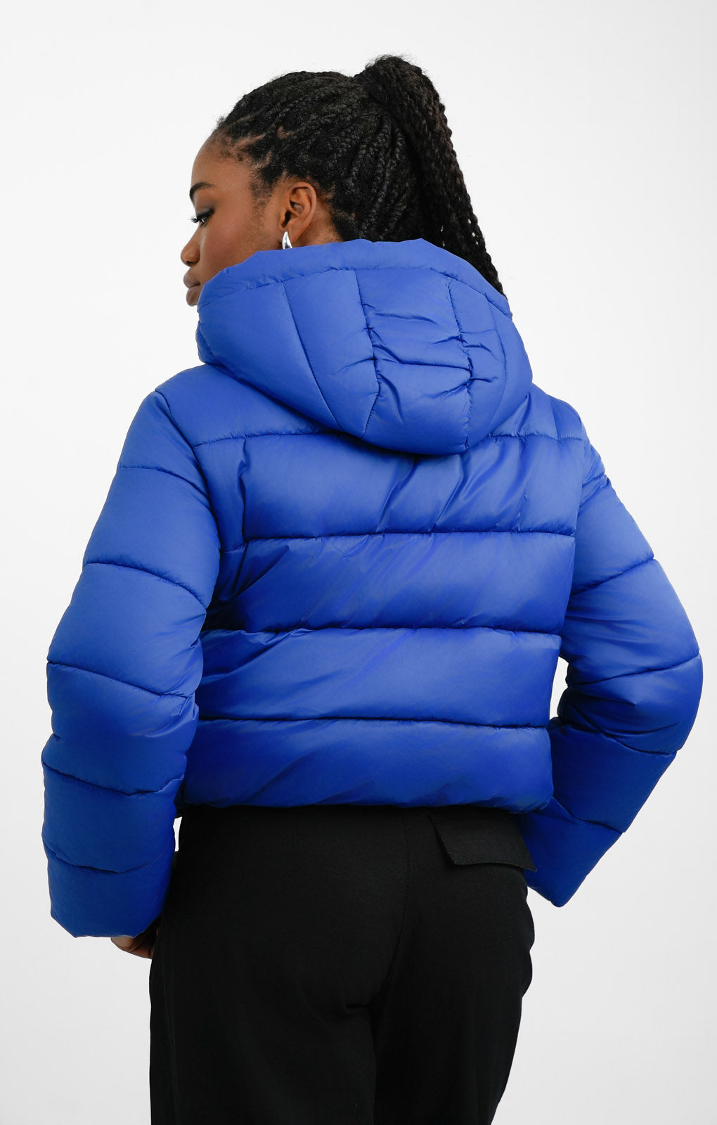 Barbour x ASOS Exclusive Hooded Puffer Coat In Blue