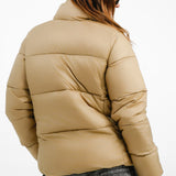 Columbia Puffect Coat In Beige