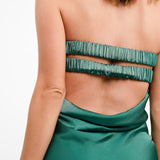 Pretty Lavish Strapless Midaxi Dress In Emerald – dresses by Pretty Lavish, available to rent from Hirestreet
