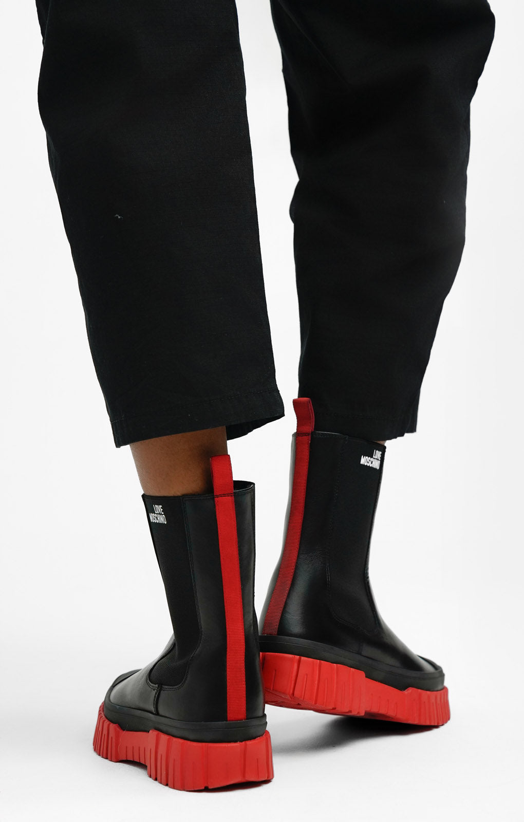 Love Moschino Ankle Boots In Black