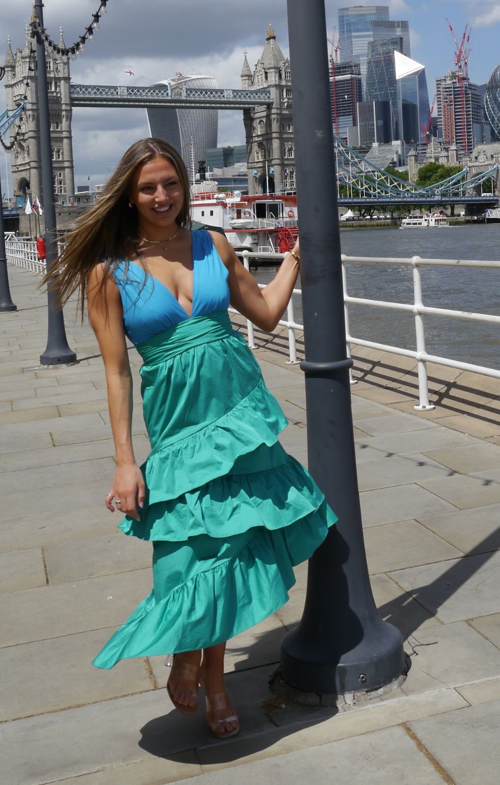 Hutch Misha Dress in Colourblock – dresses by Hutch, available to rent from Hirestreet