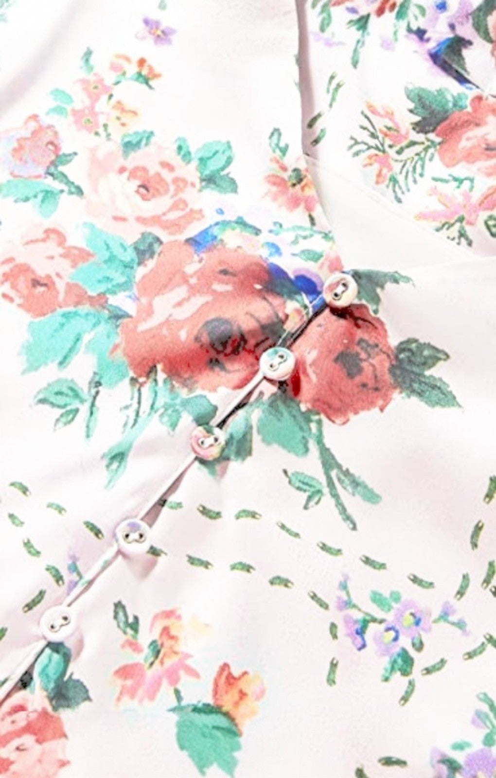 Hope & Ivy Cold Shoulder Satin Midi Dress In Red Floral Tile Print – dresses by Hope & Ivy, available to rent from Hirestreet
