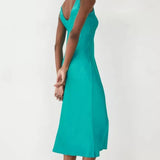 Hush Alysia Satin Midi Dress