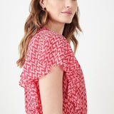 Hush Fifi Mini Dress In Zig Zag