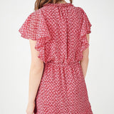 Hush Fifi Mini Dress In Zig Zag