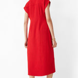 Hush Textured Posy Midi Dress