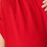 Hush Textured Posy Midi Dress