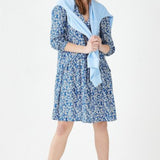 Hush Victoria Mini Dress In Watercolour Floral