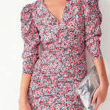 Hush Orchid Gather Mini Dress