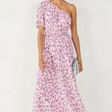 Hush Tess One Shoulder Midi Dress