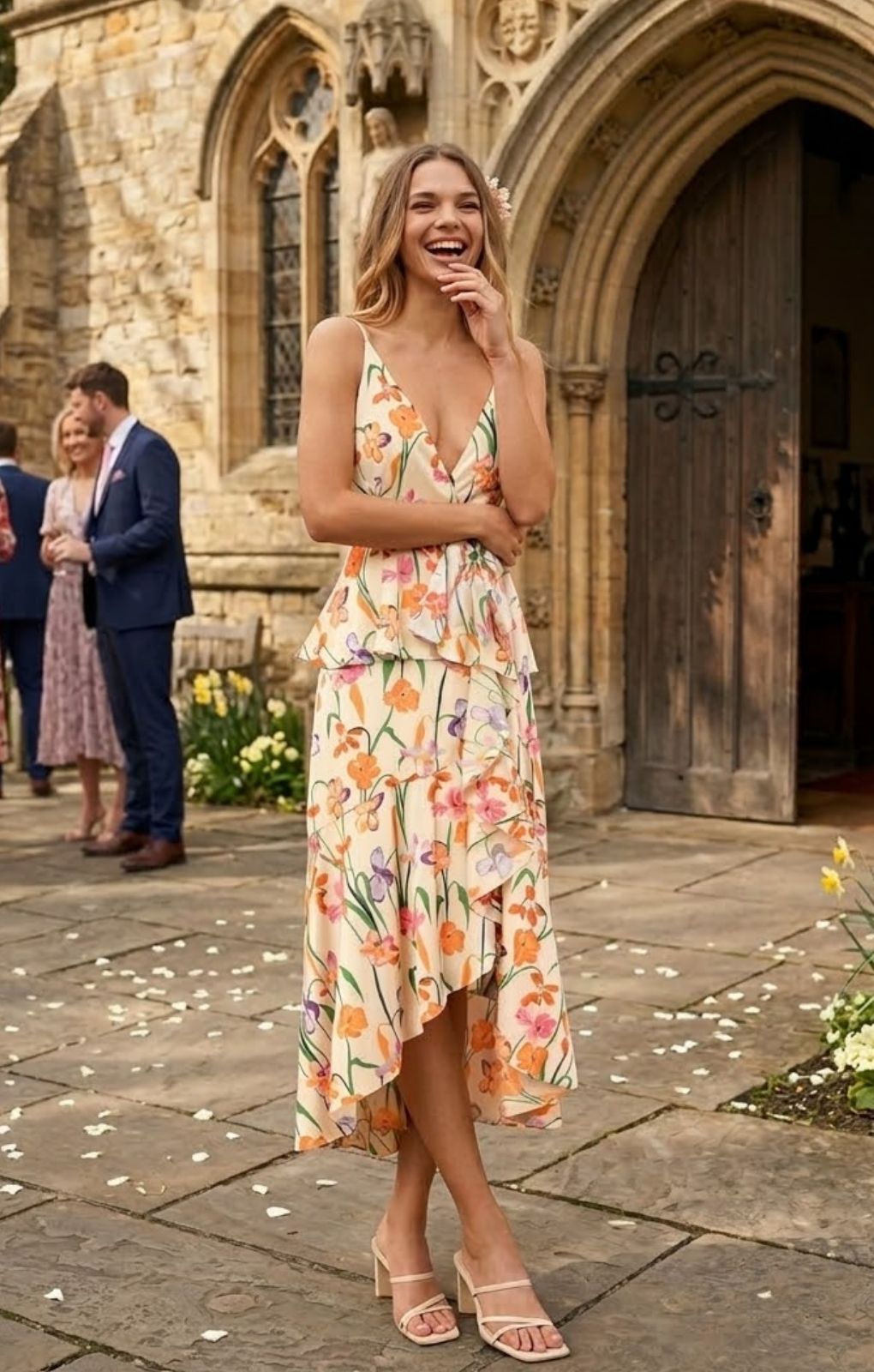 Rent Hutch Hollis Wrap Dress in Floral | Hirestreet