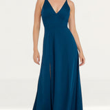 Dress The Population Peacock Blue Iris Dress