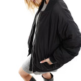 In Wear Bomber Jacket In Black