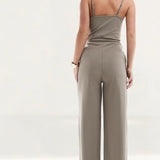 Jdy Cami Jumpsuit In Stone