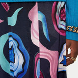 Jigsaw Agate Gem Midi Skirt
