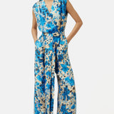 Jigsaw Clouded Leopard Silk Jumpsuit
