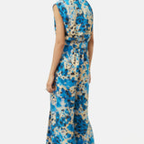 Jigsaw Clouded Leopard Silk Jumpsuit