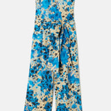 Jigsaw Clouded Leopard Silk Jumpsuit