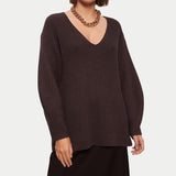 Jigsaw Sculpted Sleeve V Neck Jumper